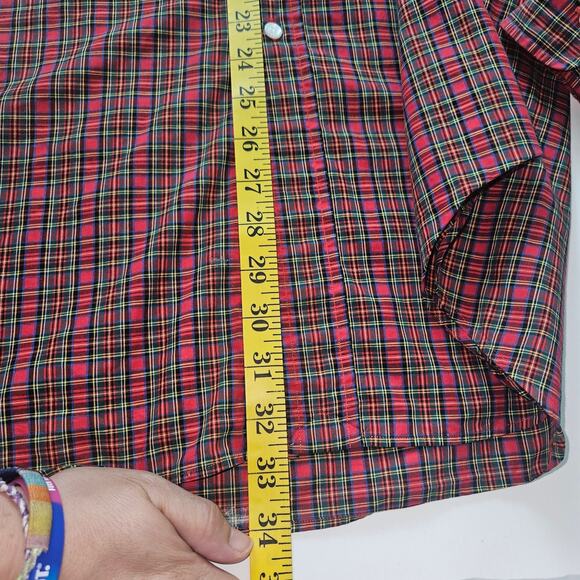 Ralph Lauren Yarmouth Shirt Men Large Plaid Button Down Long Sleeve Preppy Pony - Picture 8 of 10